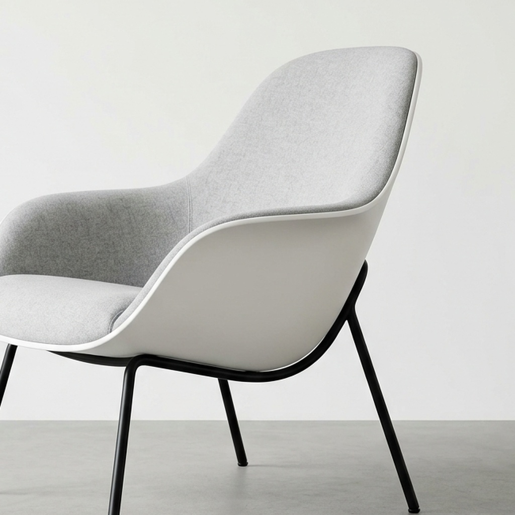Modern Chair - Profile View